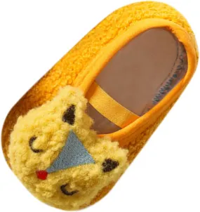 Baby 4t Shoes Boys and Girls Cartoon Character Pattern Warm Toddler Shoes Indoor Floor Socks Non Kids Shoes High Top