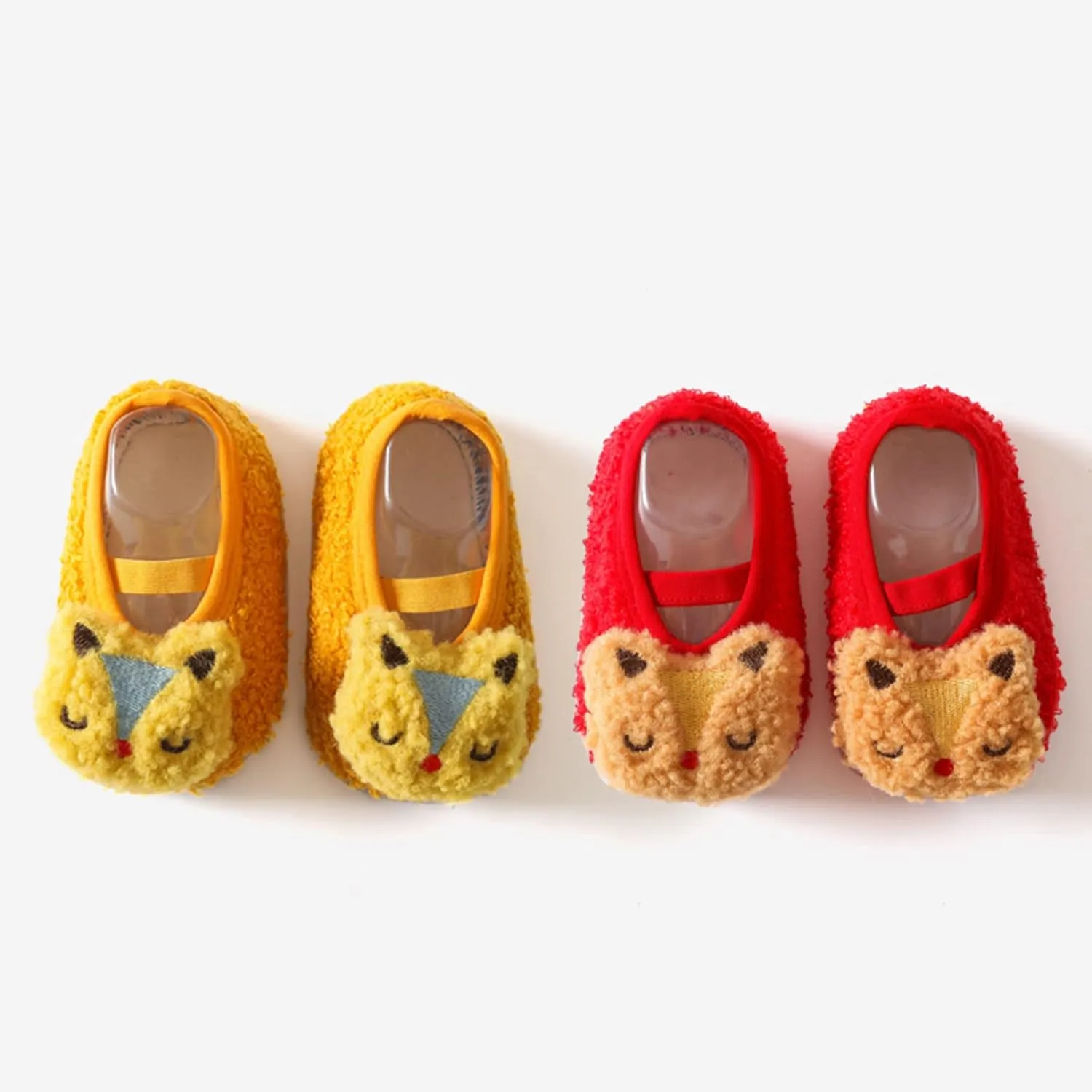 Baby 4t Shoes Boys and Girls Cartoon Character Pattern Warm Toddler Shoes Indoor Floor Socks Non Kids Shoes High Top