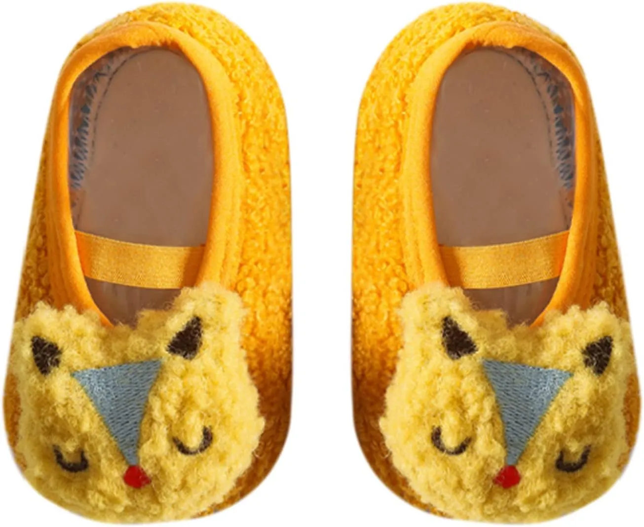 Baby 4t Shoes Boys and Girls Cartoon Character Pattern Warm Toddler Shoes Indoor Floor Socks Non Kids Shoes High Top