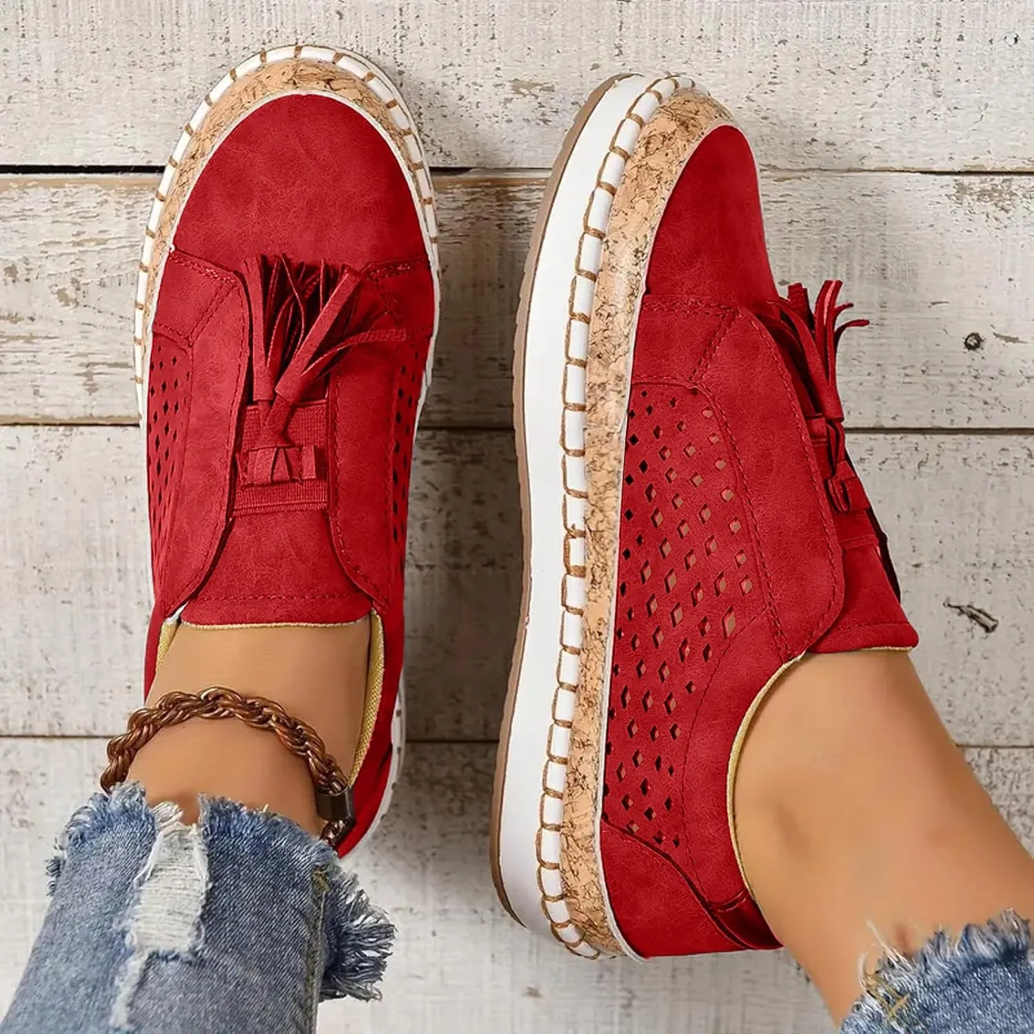 Cathalem Loafers for Women 2024 Libiyi Sneakers Dotmalls Shoes Ultra-Comfy Breathable Sneakers Comfy Orthotic Sneakers
