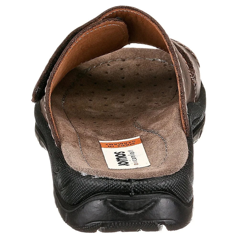 JOMOS Activa mules, chestnut