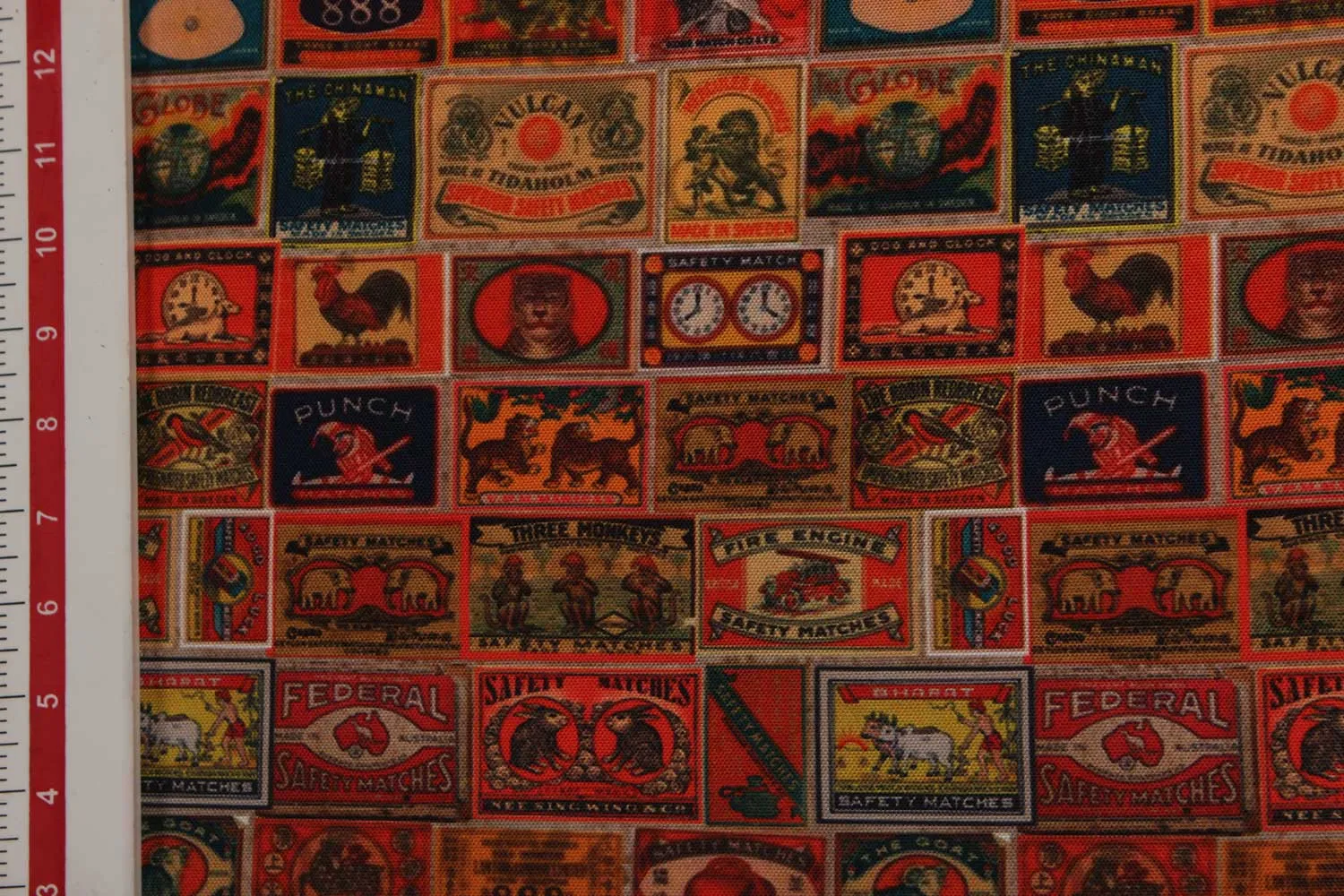 Multi Colour Traditional Canvas Fabric