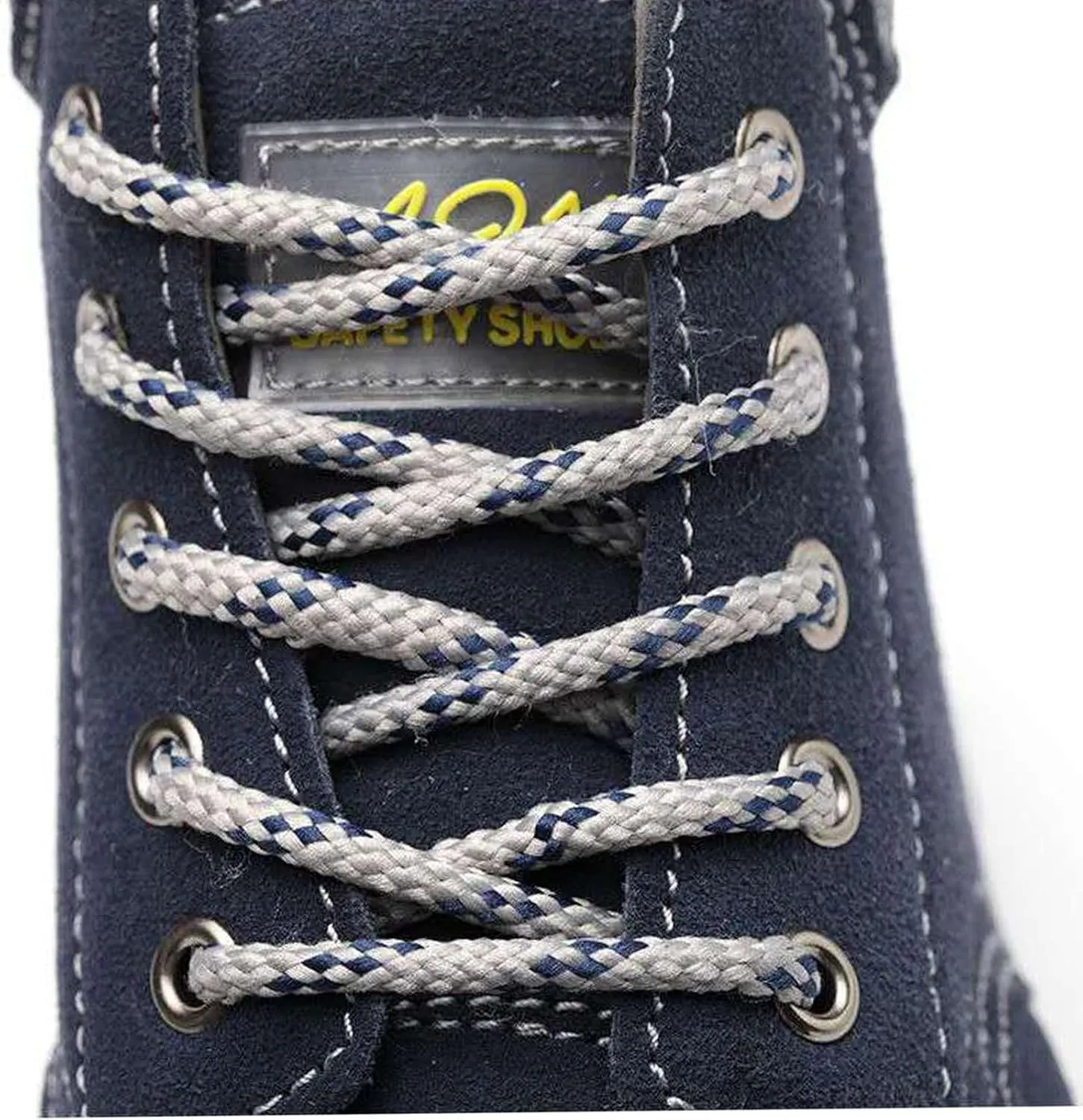 Safety Shoes Men Womens Steel Toe Cap Trainers Mens Womens Lightweight Breathable Safety Industrial Work Sneaker Anti-Smashing Anti-Puncture (Color : Blue, Size : 6.5 US)