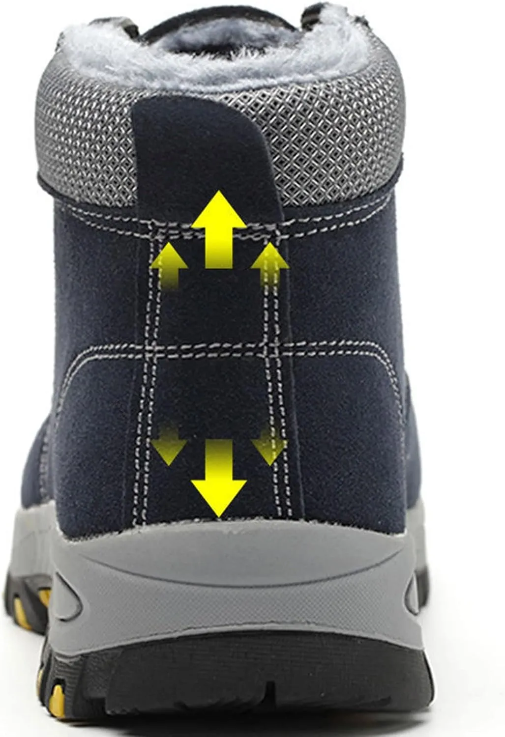Safety Shoes Men Womens Steel Toe Cap Trainers Mens Womens Lightweight Breathable Safety Industrial Work Sneaker Anti-Smashing Anti-Puncture (Color : Blue, Size : 6.5 US)