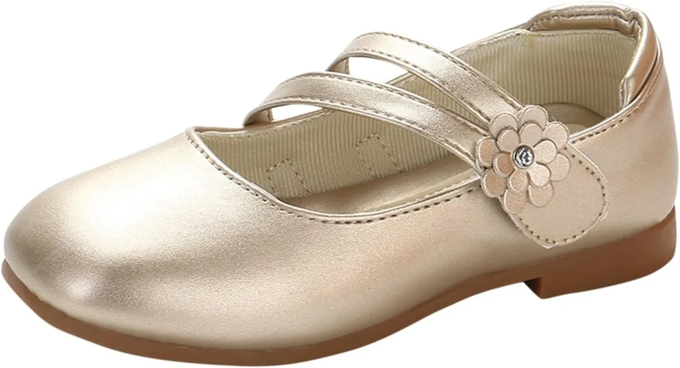 Slip on Toddler Girl Shoes Small Leather Shoes Single Shoes Children Dance Shoes Girls Size 3 Toddler Shoe Girl