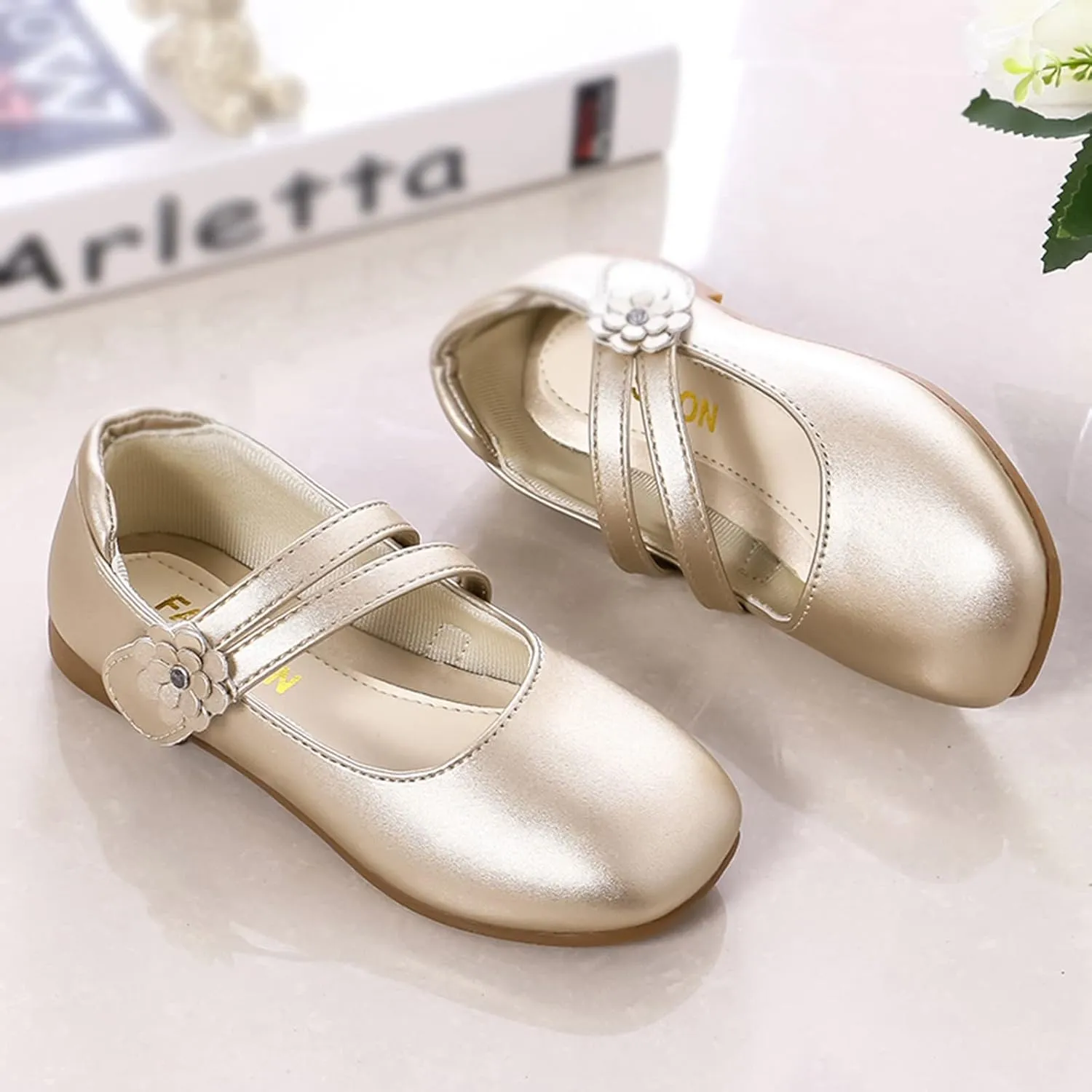 Slip on Toddler Girl Shoes Small Leather Shoes Single Shoes Children Dance Shoes Girls Size 3 Toddler Shoe Girl