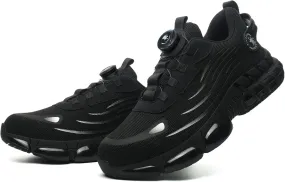 Steel Toe Shoes for Men Women Safety Work Shoes Air Cushion Construction Industrial Shoes Safety Shoes Lightweight Steel Toe Sneakers for Men