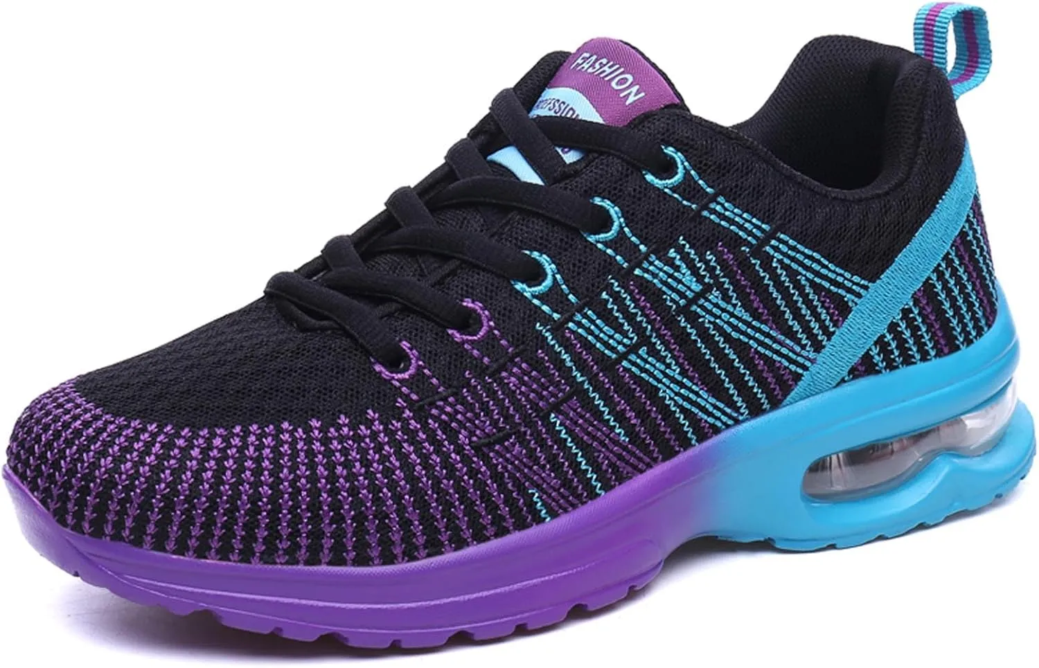 Womens Trainers Ladies Road Running Shoes Air Cushion Athletic Sneaker Lightweight Breathable Jogging Gym Tennis Sports Shoes Outdoor Walking Shoes