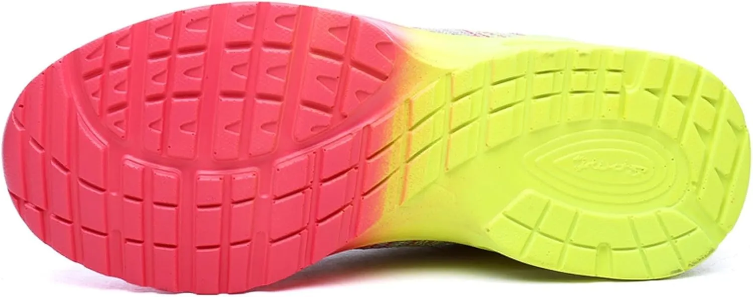 YUKTOPA Womens Trainers Running Shoes Lightweight Breathable Road Running Shoes Air Cushion Gym Jogging Shoes Athletic Sports Sneakers Fashion Walking Shoes
